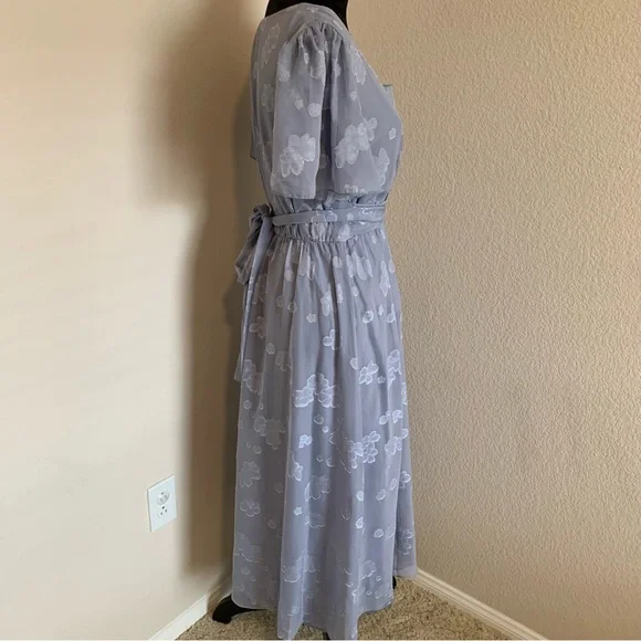 Baltic Born Light Blue Floral Dress - Picture 4 of 10